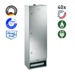 Räucherofen mit Tür 770095EKM Edelstahl rostfrei kreismarmoriert  -40 Fische  003