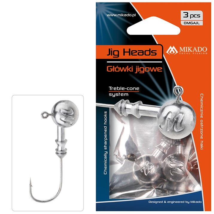 Mikado Jigkopf 3 Stck Gre 1 div Gewichte Jig Head Aberdeen UL |  Raubfischjagd.de