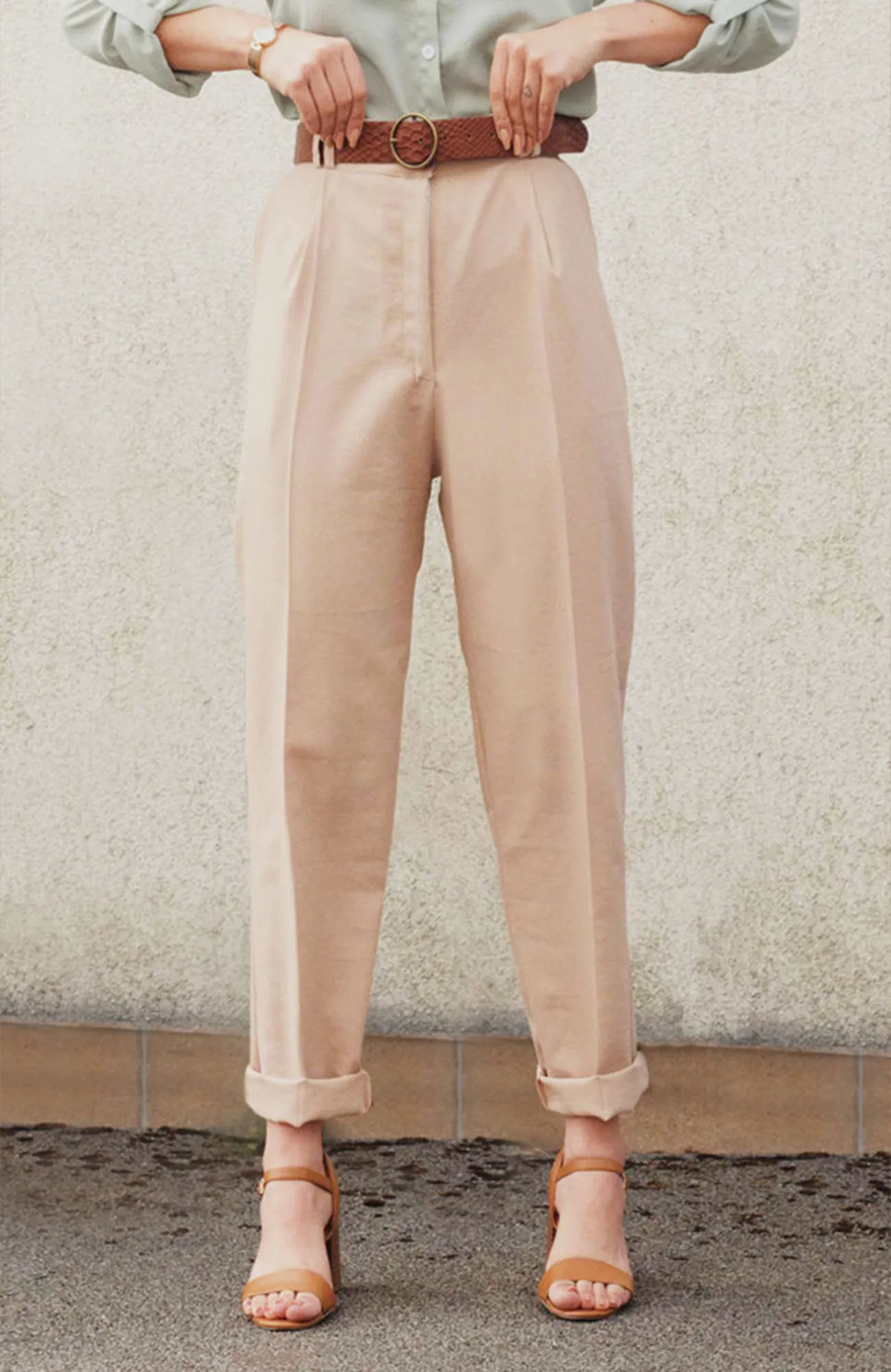     Trousers with high waist PDF pattern
