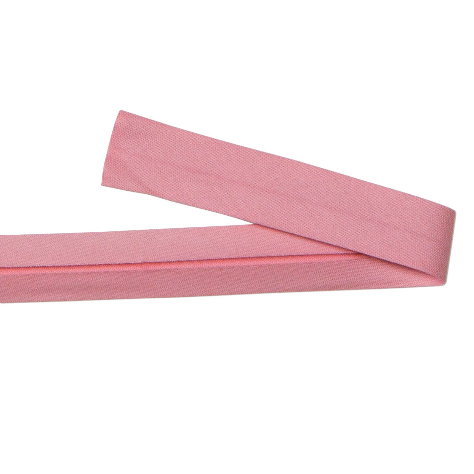 3 Meter Satin Schrägband 15mm gefalzt in rose