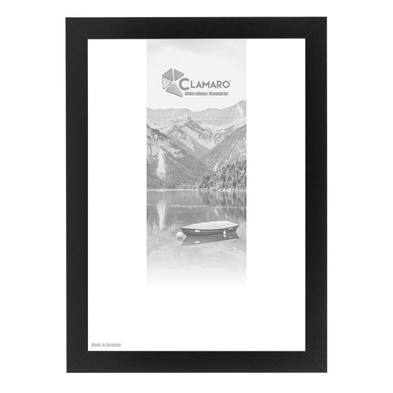 Clamaro 'Collage' fotolijst, 10 x 53 cm, handgemaakt, eiken antiek, moderne fotolijst van MDF met antireflecterende achterwand en hanger (horizontaal en verticaal
