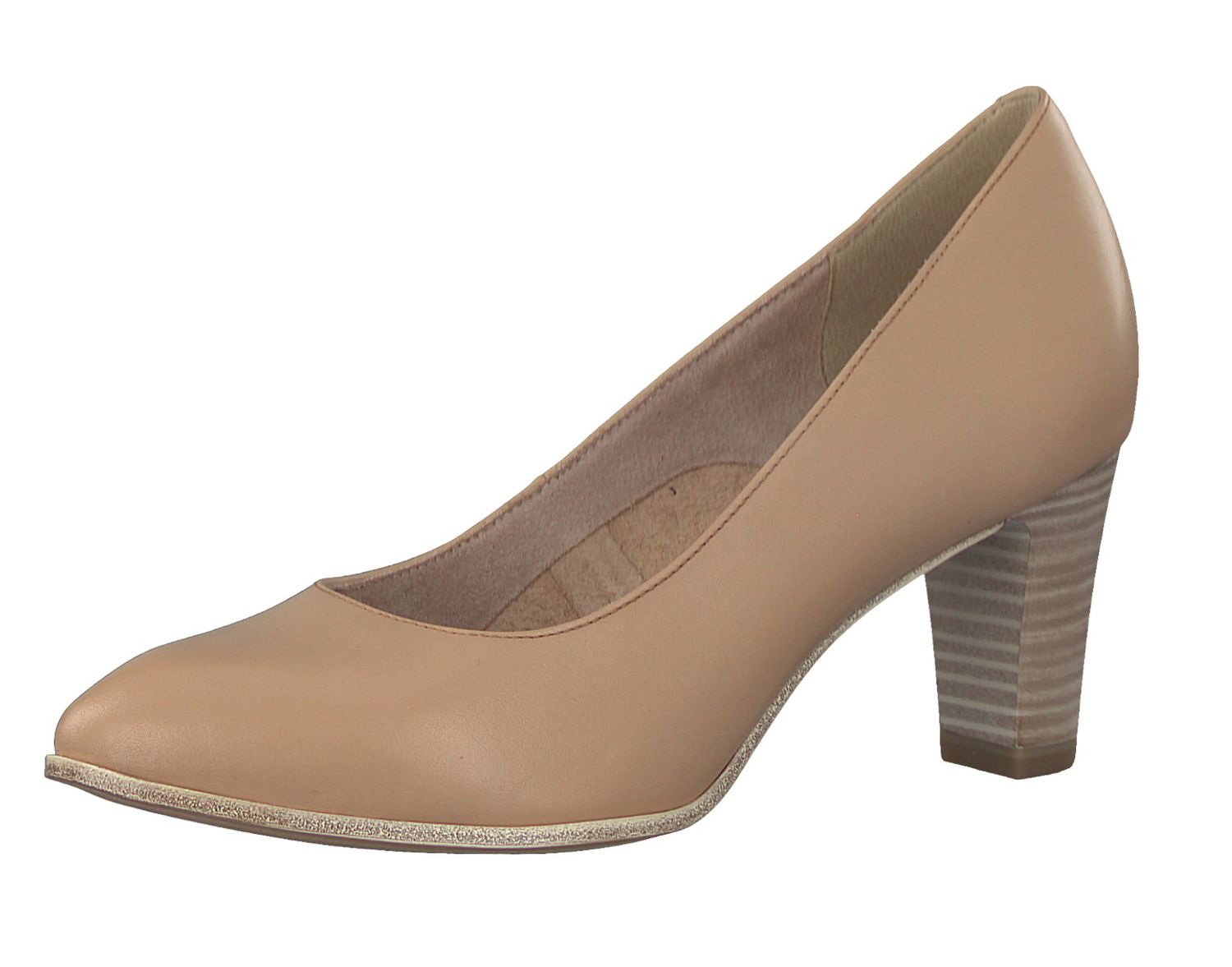Tamaris Damen Pumps 22422 20 Nude 251 Schuhe damen Tamaris Pumps nude