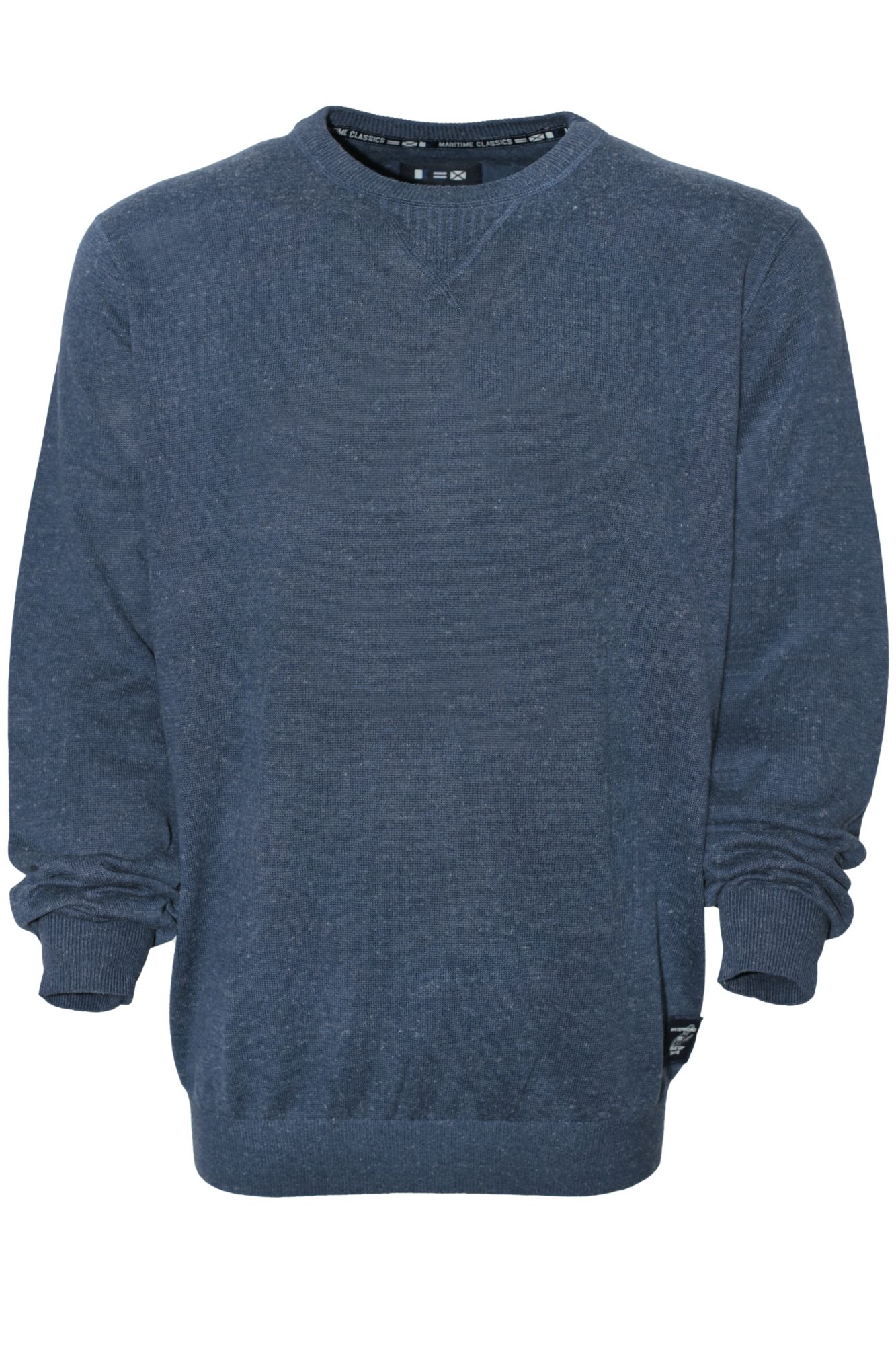 Kitaro Sweatshirt Pullover Uomo Girocollo Cotone Base Blu - Foto 9