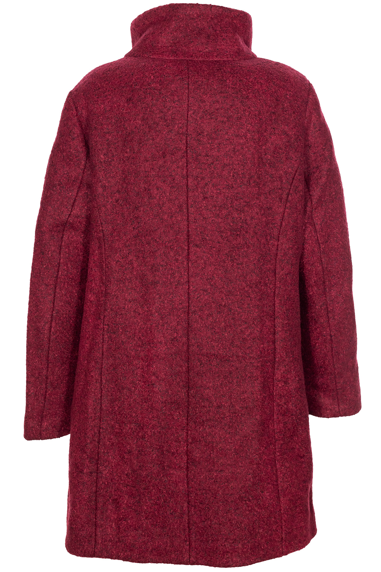 S Oliver Wollmantel Dunkelrot Parka S Oliver Mantel Rot Wolle S