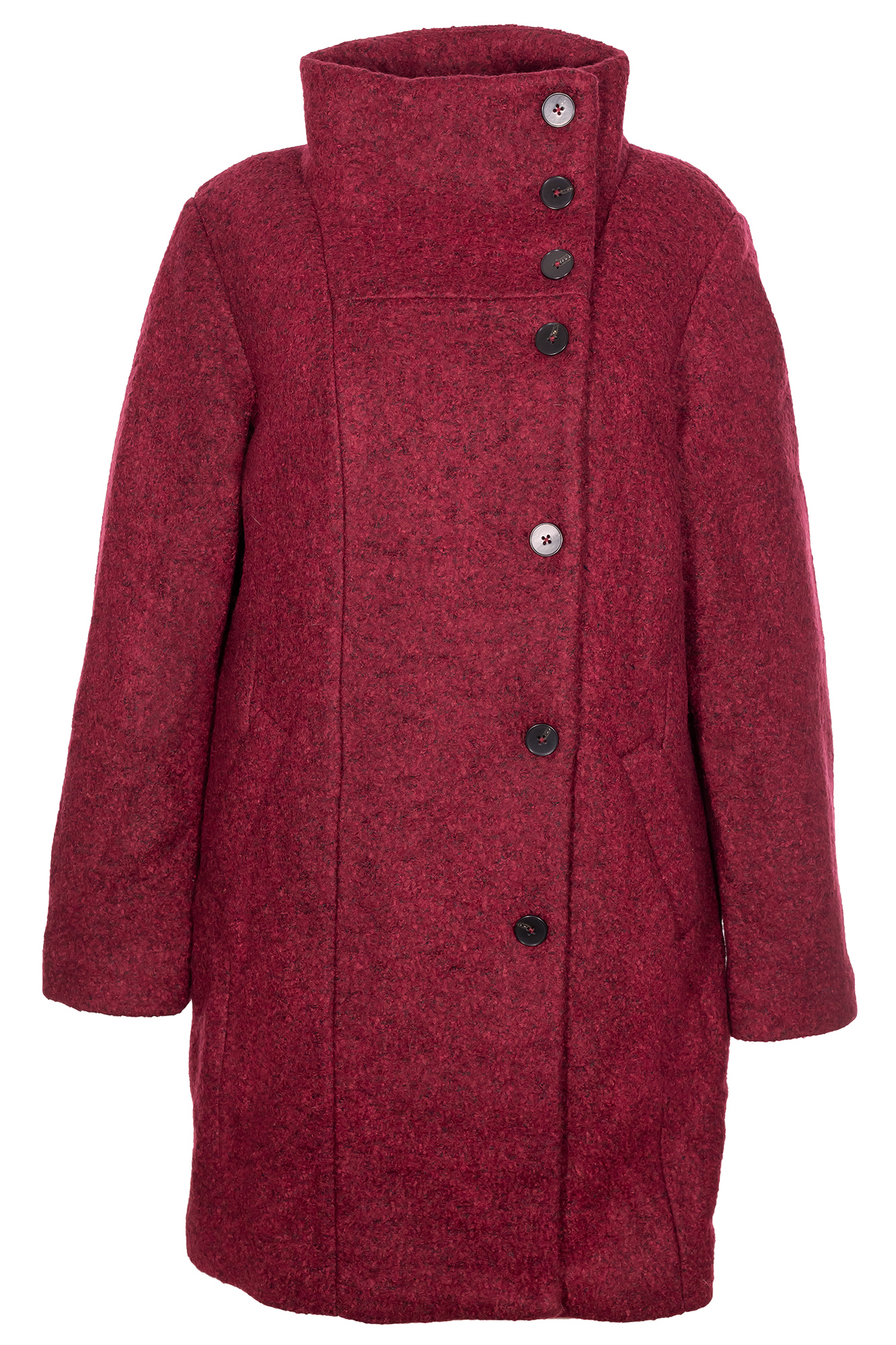 Langer Mantel Daunenmantel Bordeaux Rot Kurzmantel Wollmantel Only