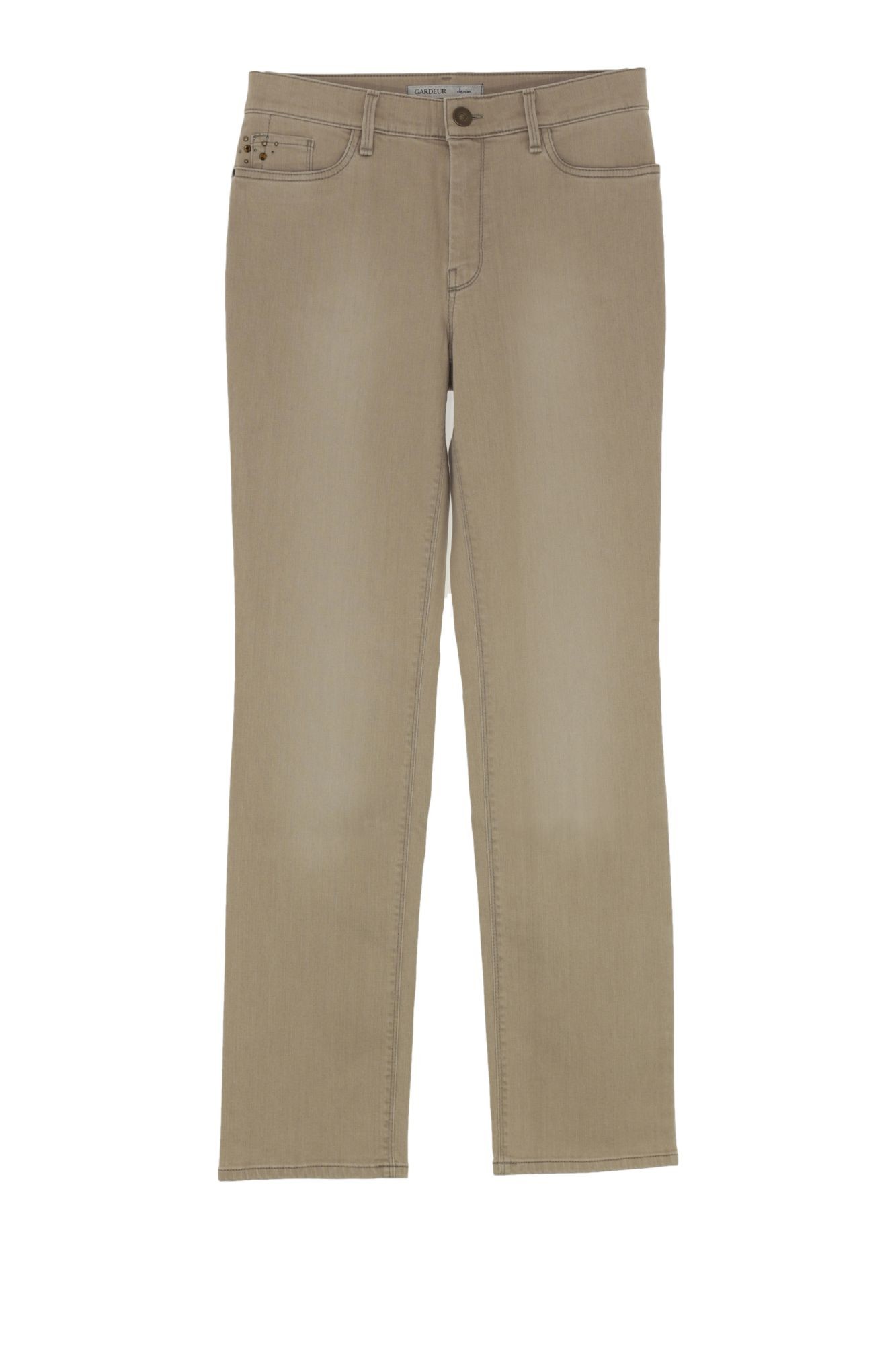 GARDEUR Inga M Jeans Stretchjeans Damen Hose Denim Straight Grau Größe ...