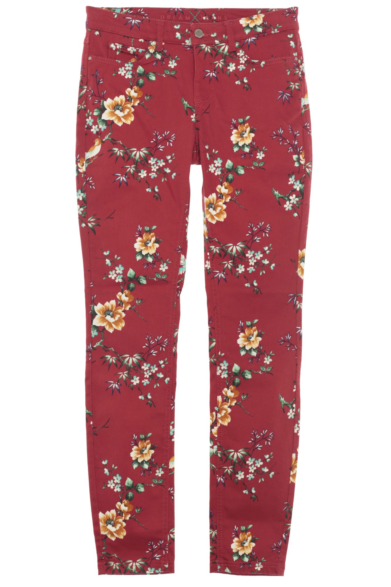 MAC Dream Skinny Damen Jeans Hose Pants Nieten Stretch Slim Fit Röhrenjeans