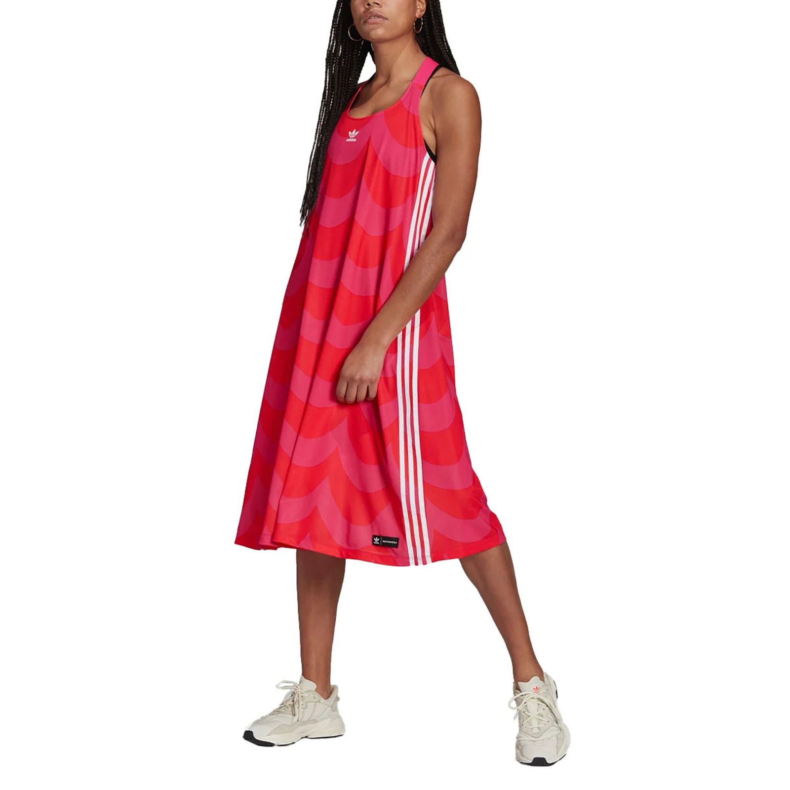 Adidas X Marimekko Tank Dress Fashion Midi Dress Summer Dress