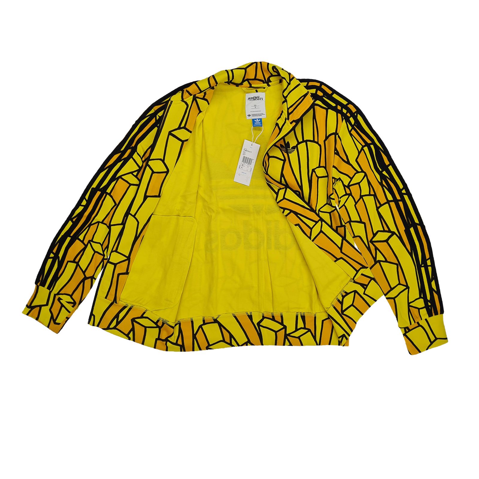adidas × JEREMY SCOTT ゴールド刺繍トラックジャケットXS Adidas Originals ObyO Jeremy Scott KINGSMAN Gold plaque