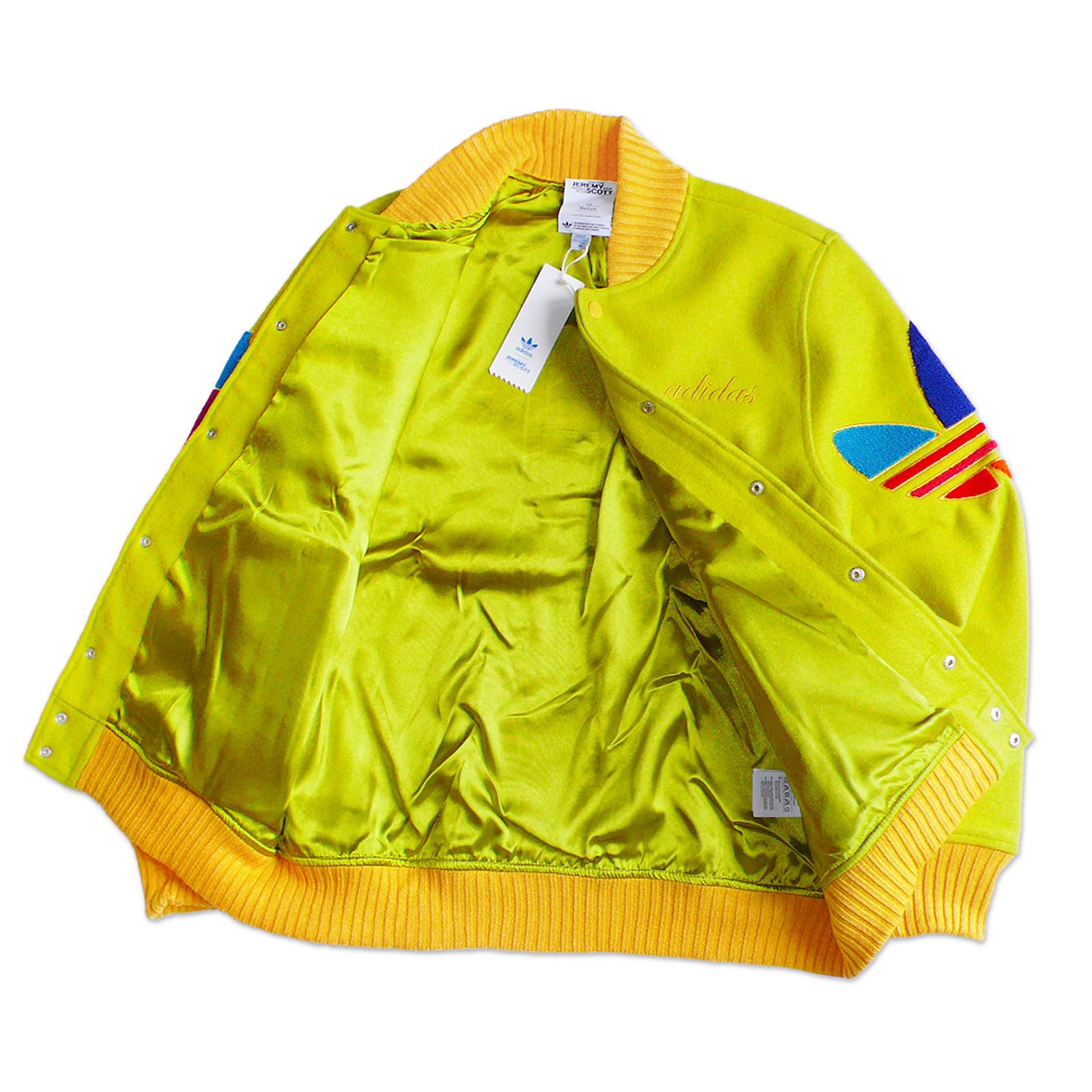 Adidas Jeremy Scott Globe Varsity Jacket Men's College Bomber