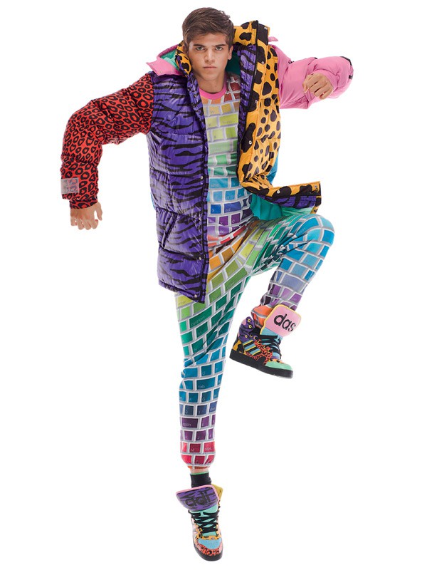 Adidas Jeremy Scott Js Animal Puff Jacket Winter Jacket Leopard
