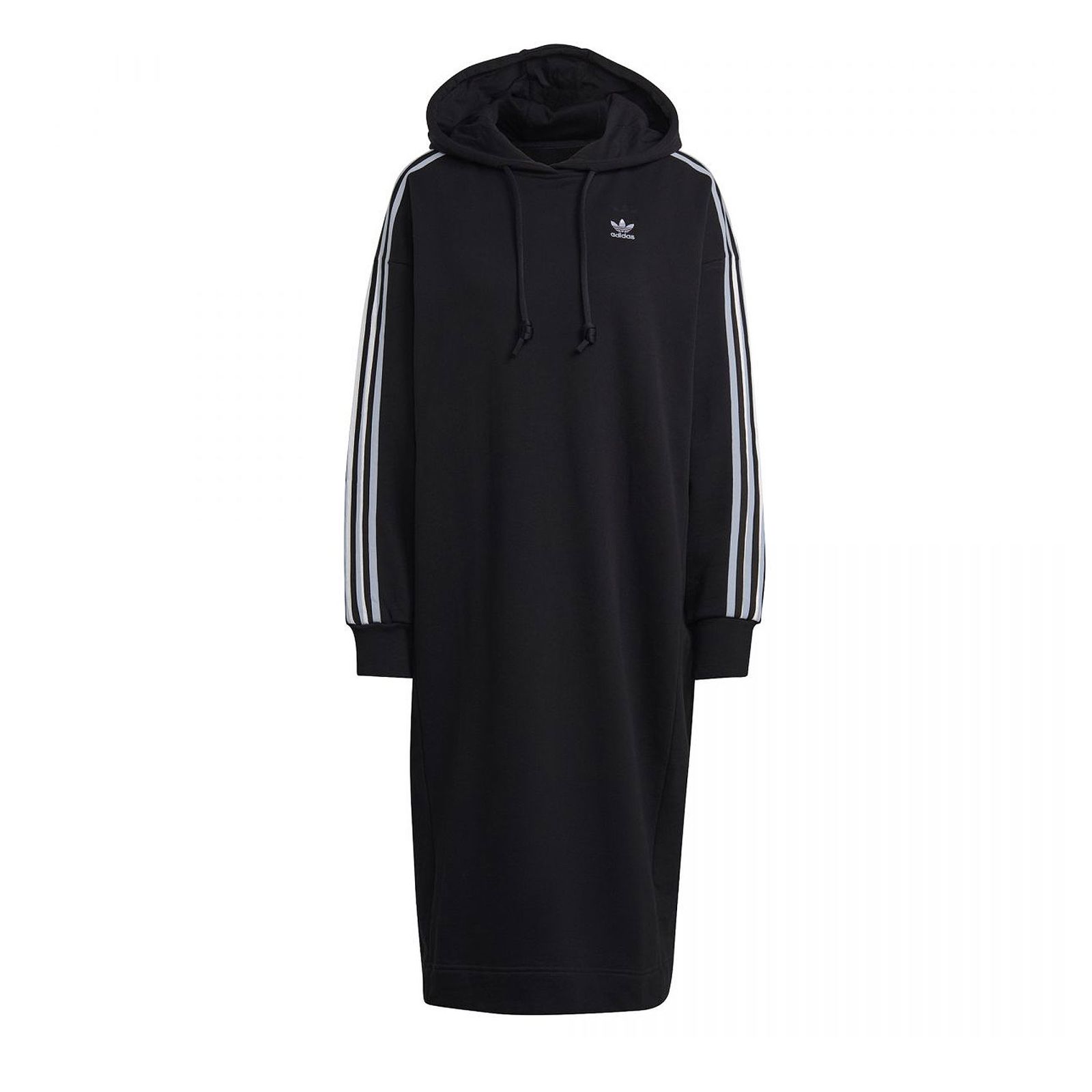 Adidas Hoodie Dress GN2782 Casual Trefoil Maxi Dress Originals