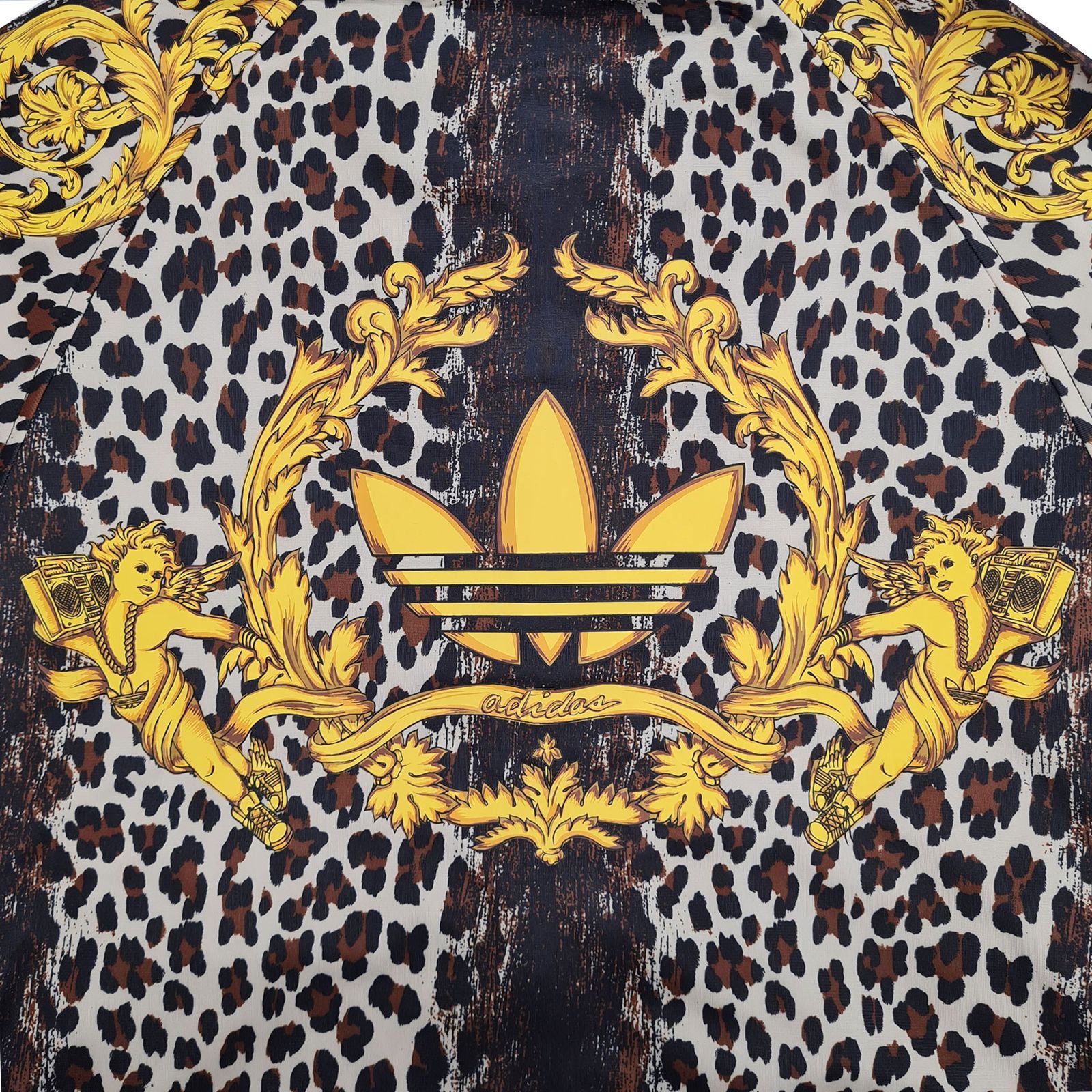 Adidas Jeremy Scott Leopard TT Superstar Jacket Obyo W61481 Track Adidas Jeremy Scott Leopard TT Superstar Jacket Obyo W61481 Track