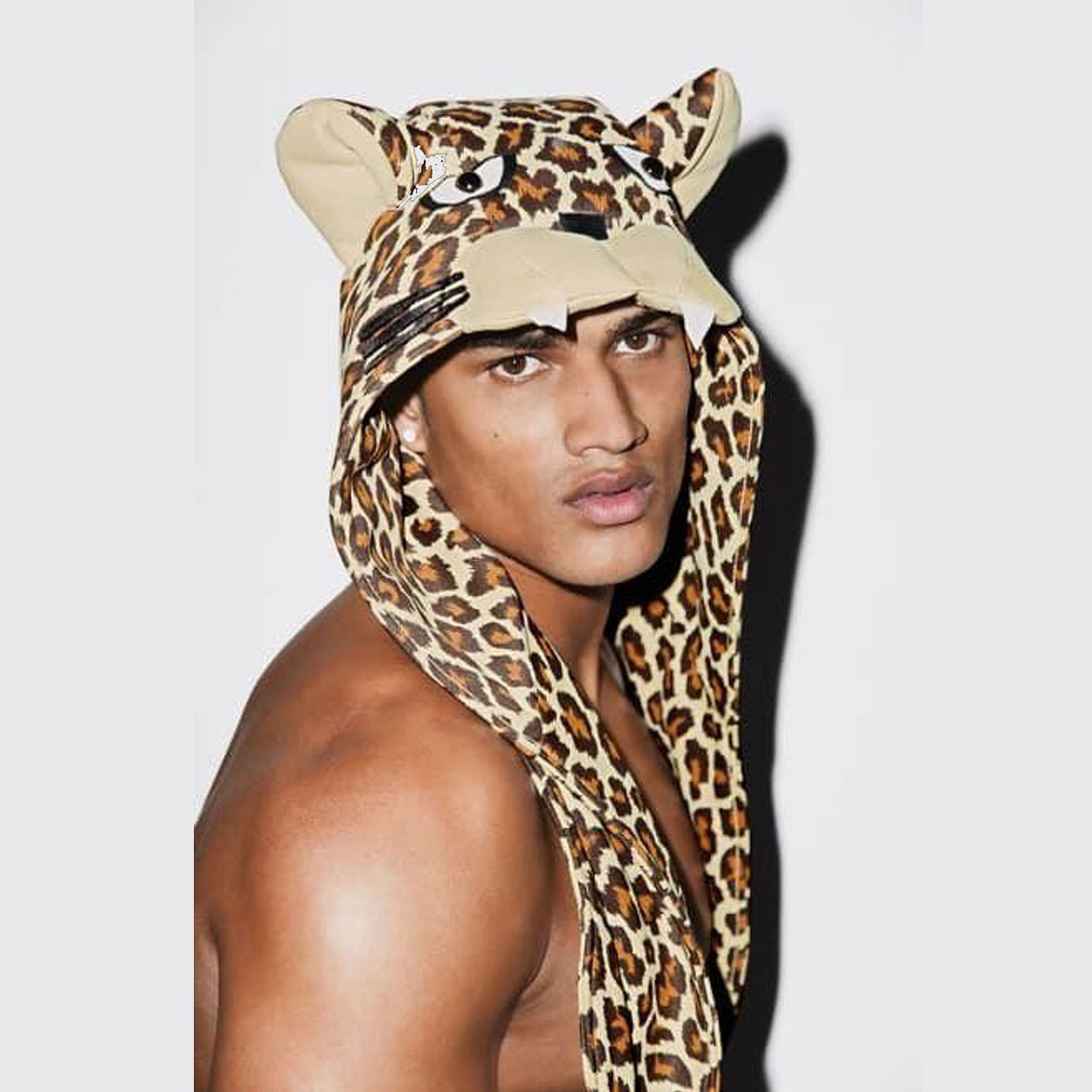 Adidas Jeremy Scott Leoard Hooded Vest Leo Hood Z33096 Scarf