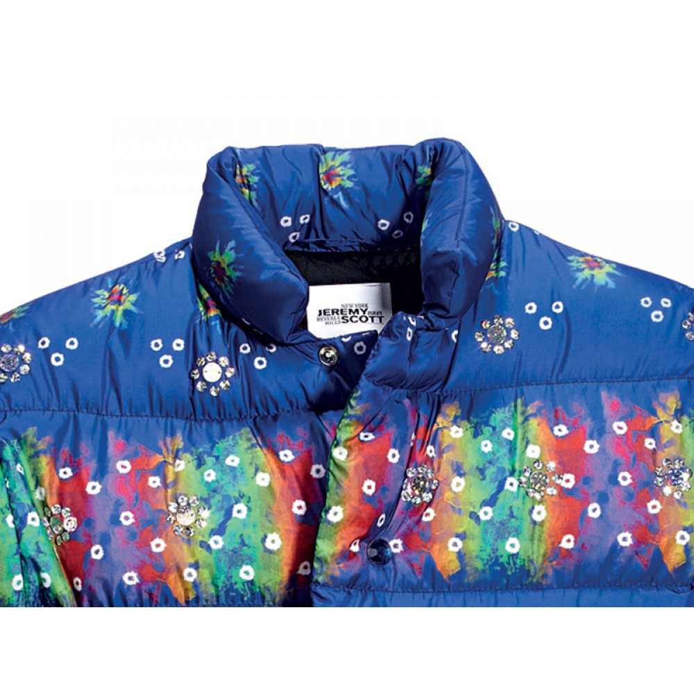 Adidas X Jeremy Scott JS Tiedye Coat gefütterte Winter Jacke