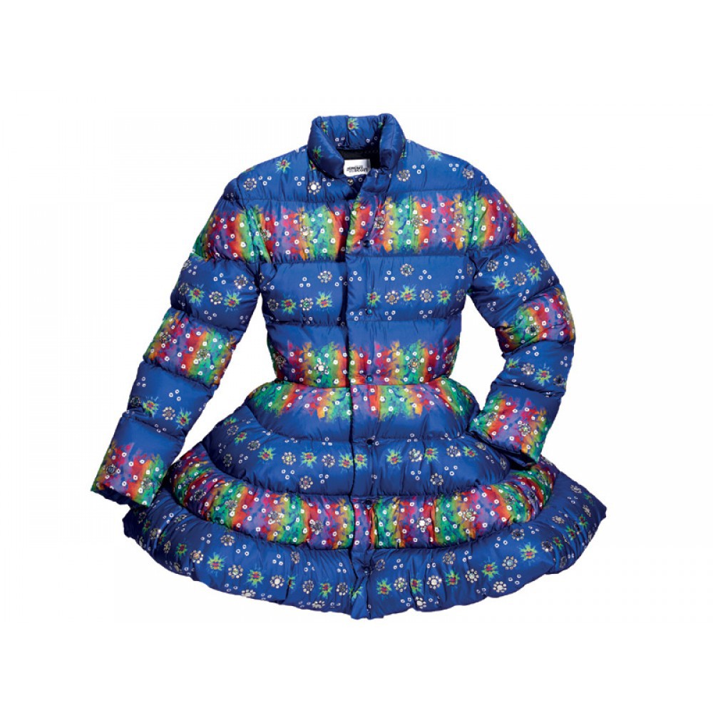 Adidas X Jeremy Scott JS Tiedye Coat gefütterte Winter Jacke