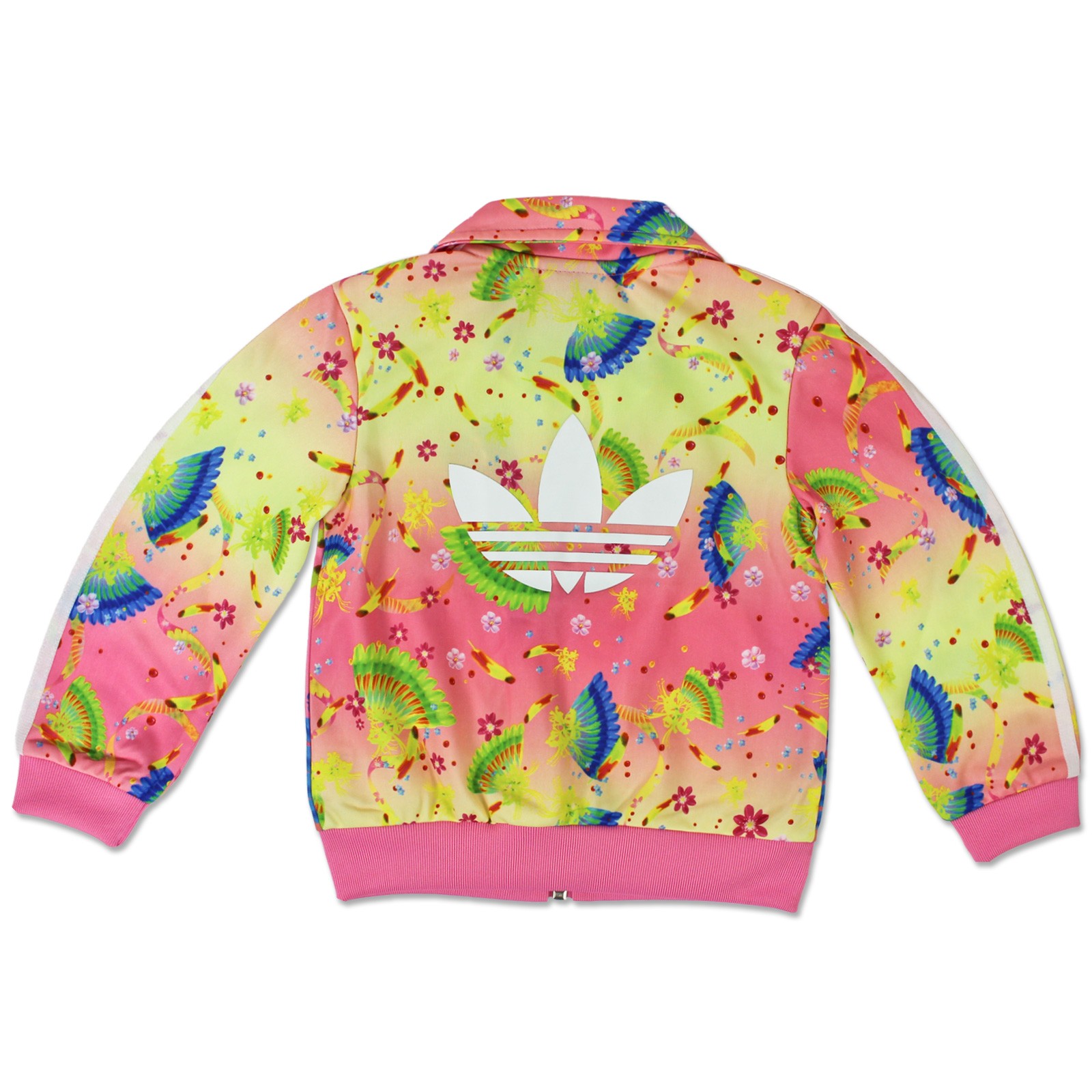 Adidas Originals Firebird Kids Jogger Tracksuit Flower Outfit Set