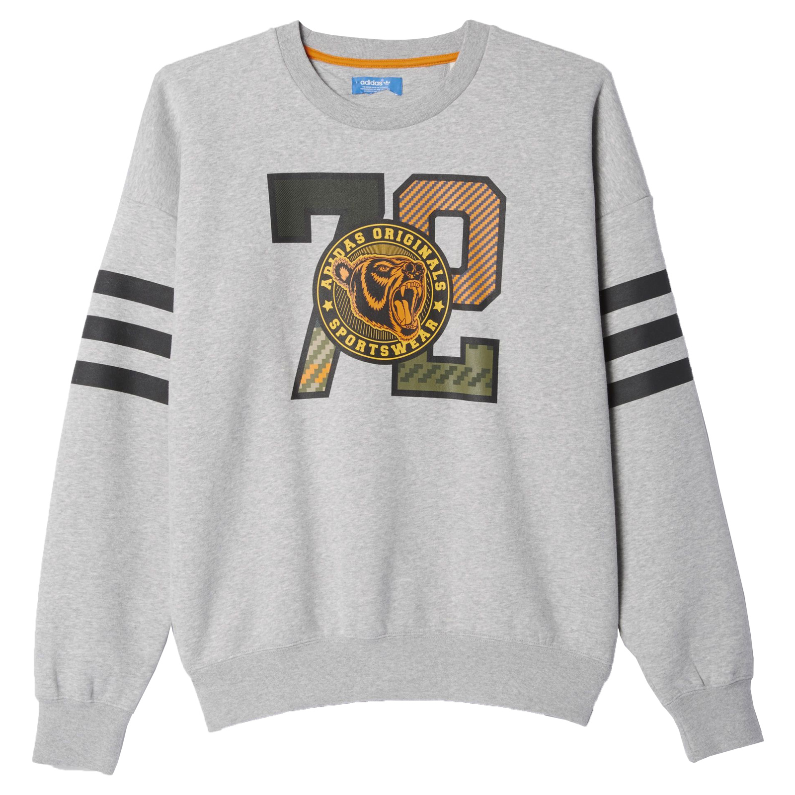 plaid adidas sweatshirt