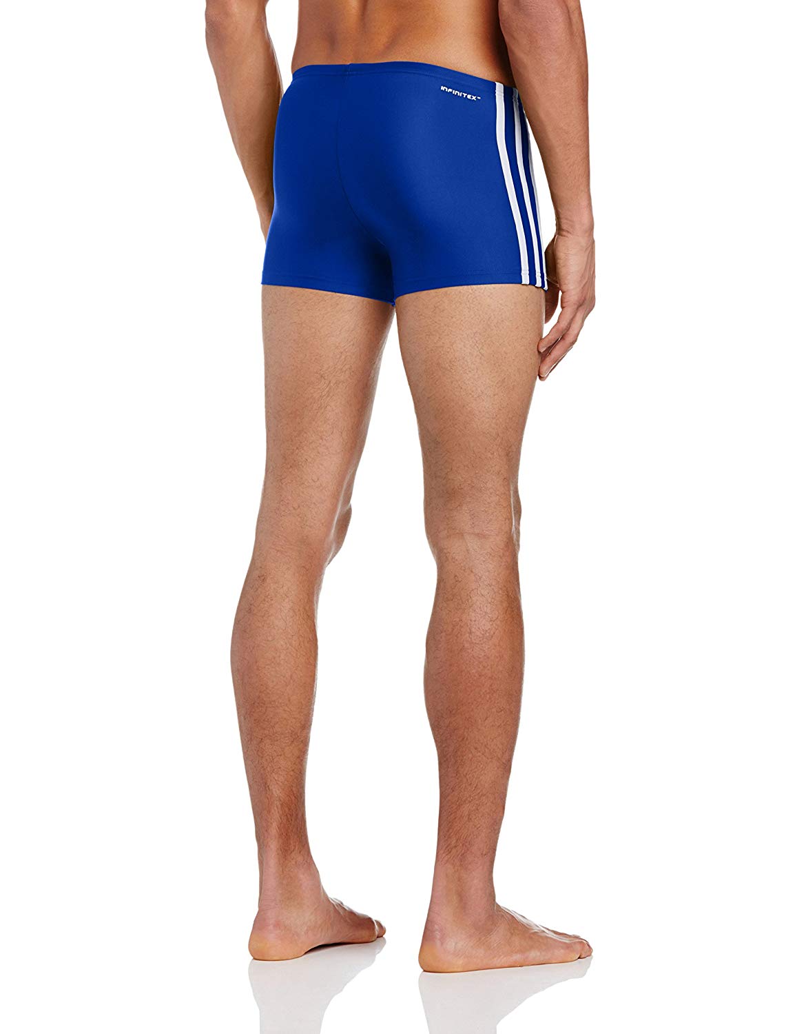 Adidas 3S Ess Mens Boxer Swim Trunks Shorts Infinitex Blue White eBay