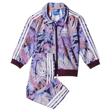 Adidas Originals Kids Jungle Firebird Suit Set Girls Jacket Pants