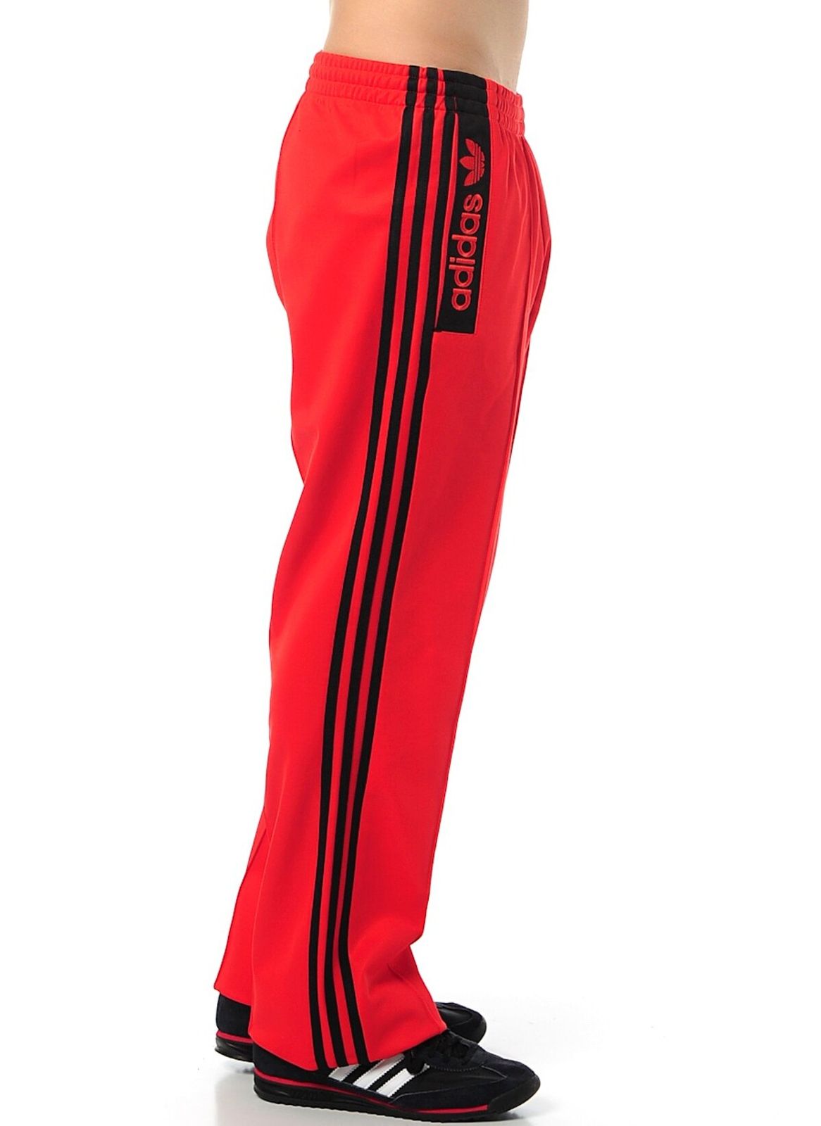 adidas Originals Beckenbauer TP Track Pants Herren Trainingshose Hose Rot Z34681 adidas Originals Beckenbauer TP Track Pants Herren Trainingshose Hose Rot Z34681