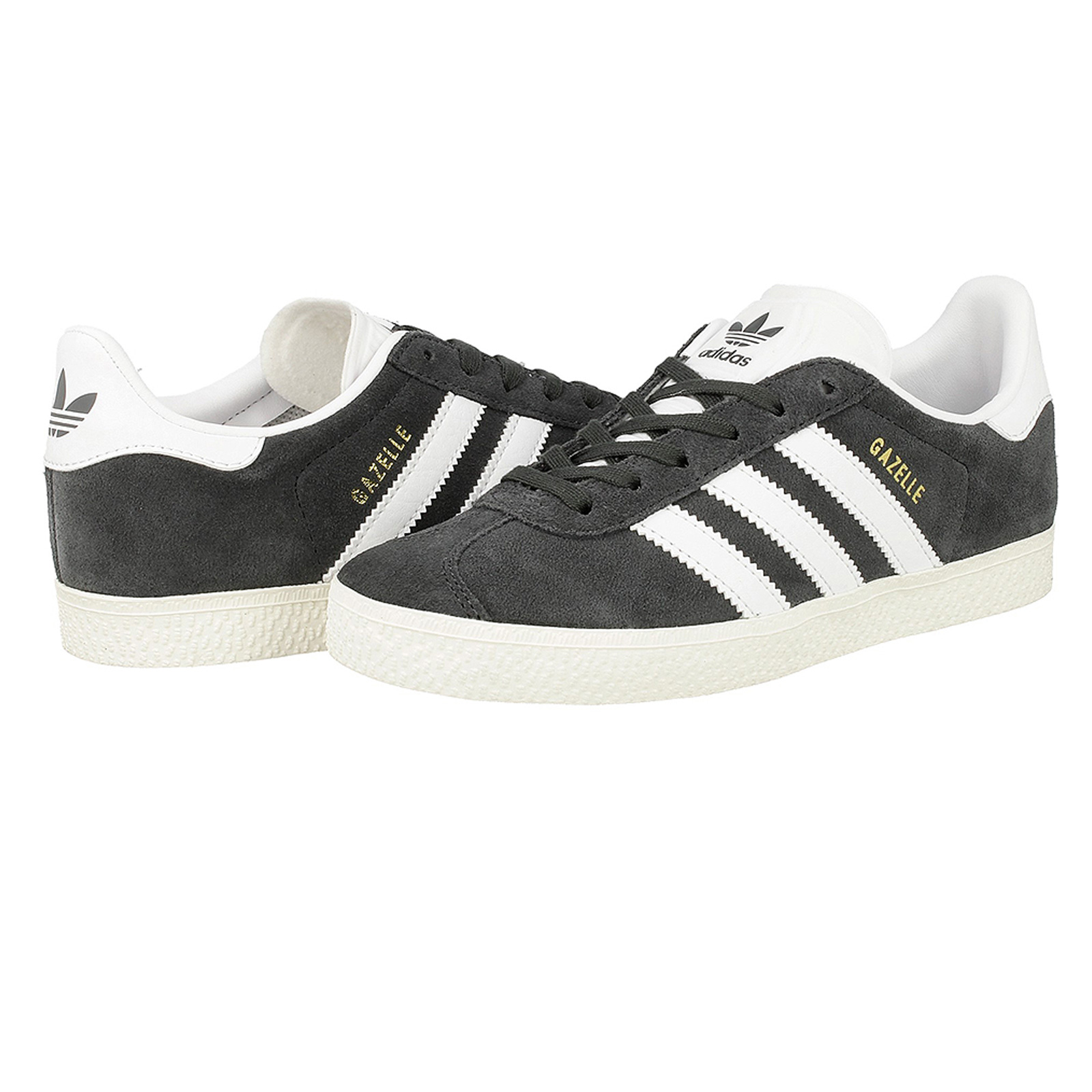 adidas Originals Gazelle Kinder Jungen Sneaker Leder Schuhe Grau Dunkelgrau adidas Originals Gazelle Kinder Jungen Sneaker Leder Schuhe Grau Dunkelgrau