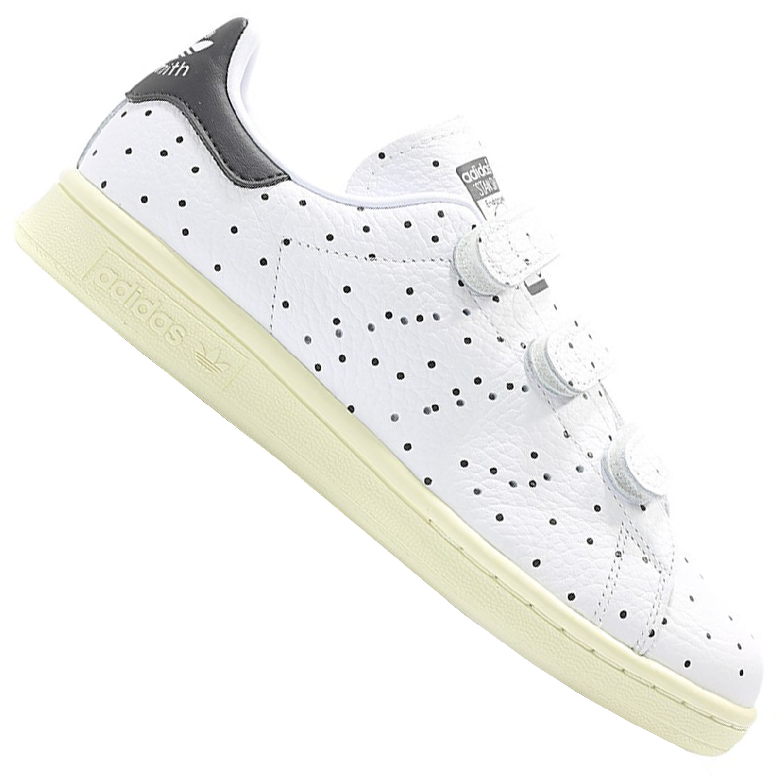 adidas Originals Stan Smith Damen Sneaker Schuhe BB5145 Leder Weiß Schwarz Punkte adidas Originals Stan Smith Damen Sneaker Schuhe BB5145 Leder Weiß Schwarz Punkte