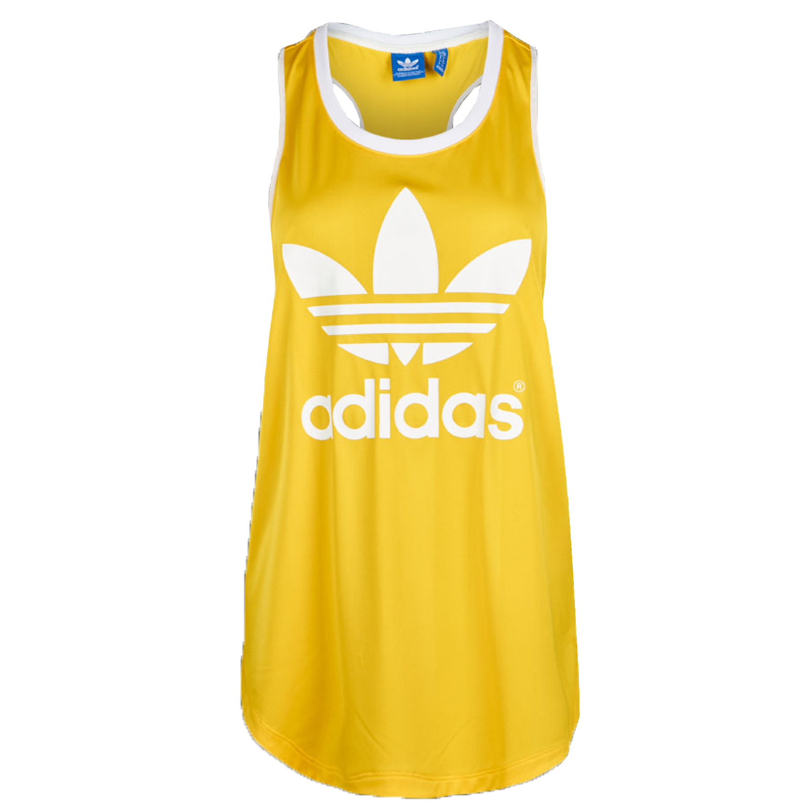 トップス adidas track jersey trefoil design Adidas Originals Track Tank Top Oversized Trefoil Tee Shirt
