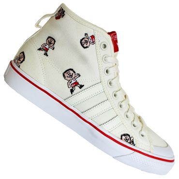 Adidas Originals Nizza Hi Trimmy Sneaker Trimm Star Natural White