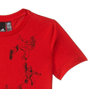 miki Adidas X Marvel Comic Kids Boys Spiderman Tee T-Shirt #50 July