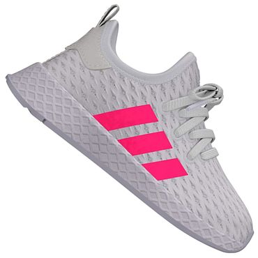 Adidas originals deerupt runner footwear white-core black-shock red sale