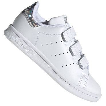 Stan smith hot sale kids silver