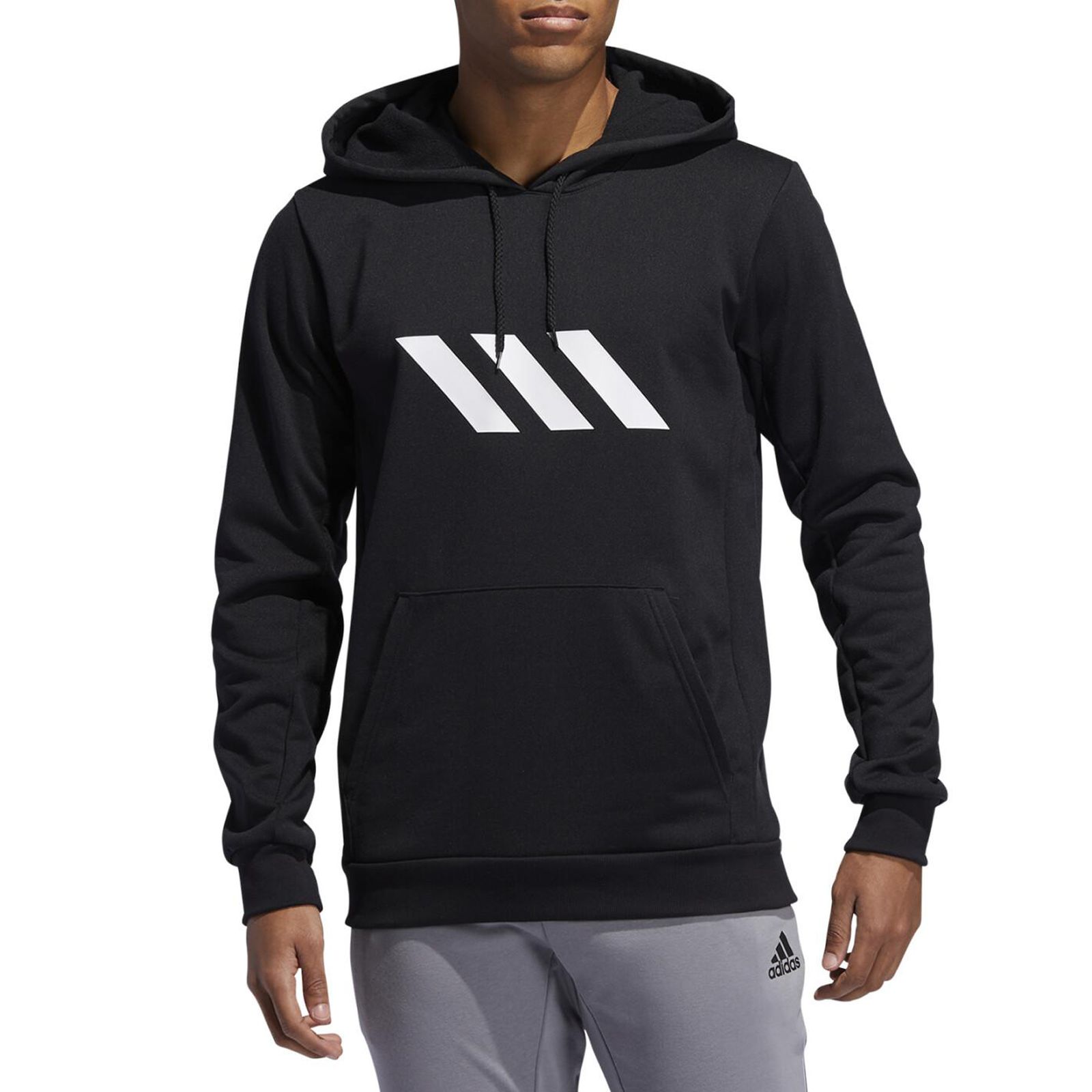 ADIDAS FELPA CON CAPPUCCIO FUTURE ICONS 3-STRIPES LONG W