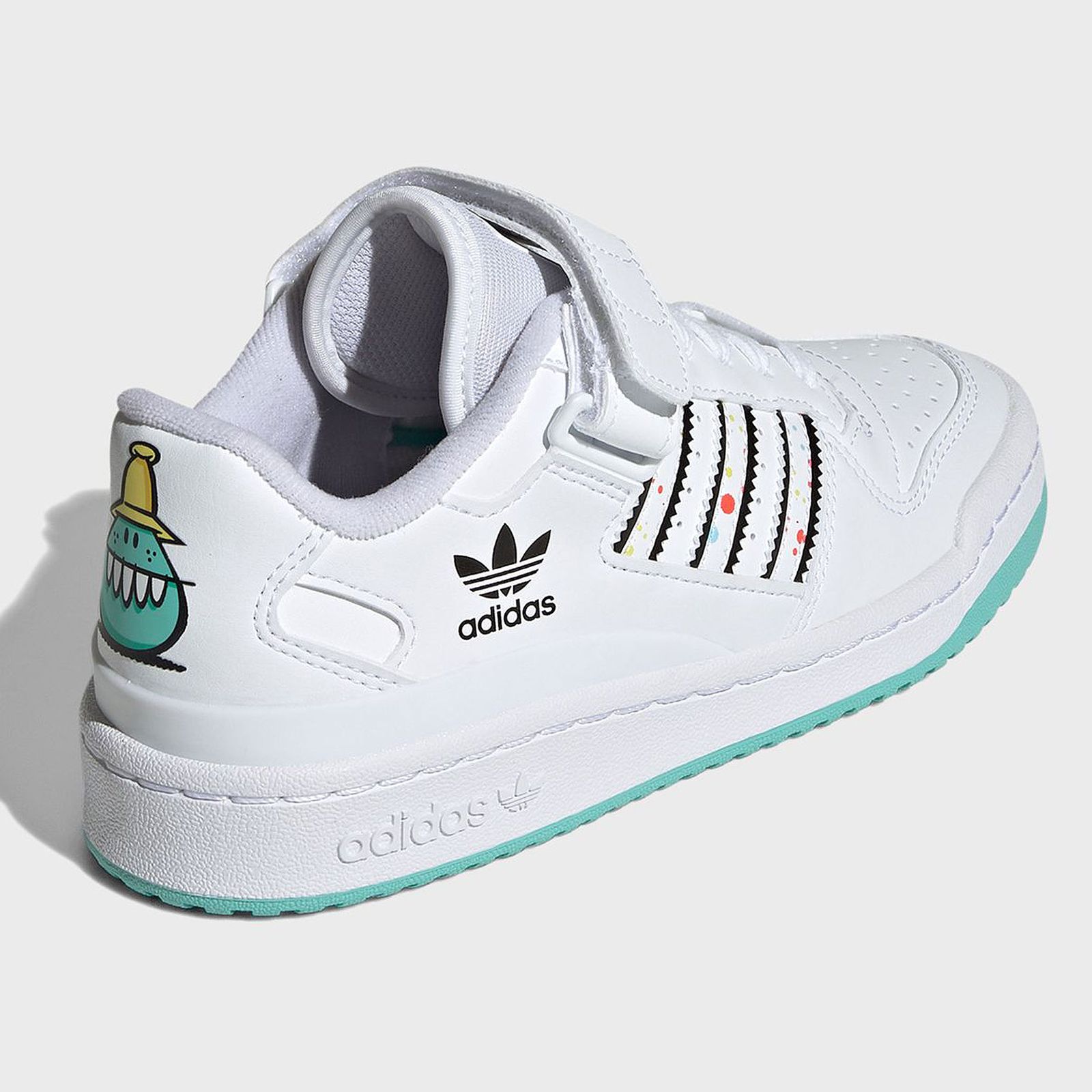 スニーカー adidas Originals FORUM LOW CL SHOES IH7914 adidas Forum Low CL Shoes - White | Free Shipping with