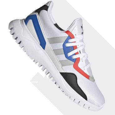 Adidas Originals Flex Sneakers Sport Trainers Flexible Sole White Red Blue | eBay Adidas Originals Flex Sneakers Sport Trainers Flexible Sole White Red Blue | eBay
