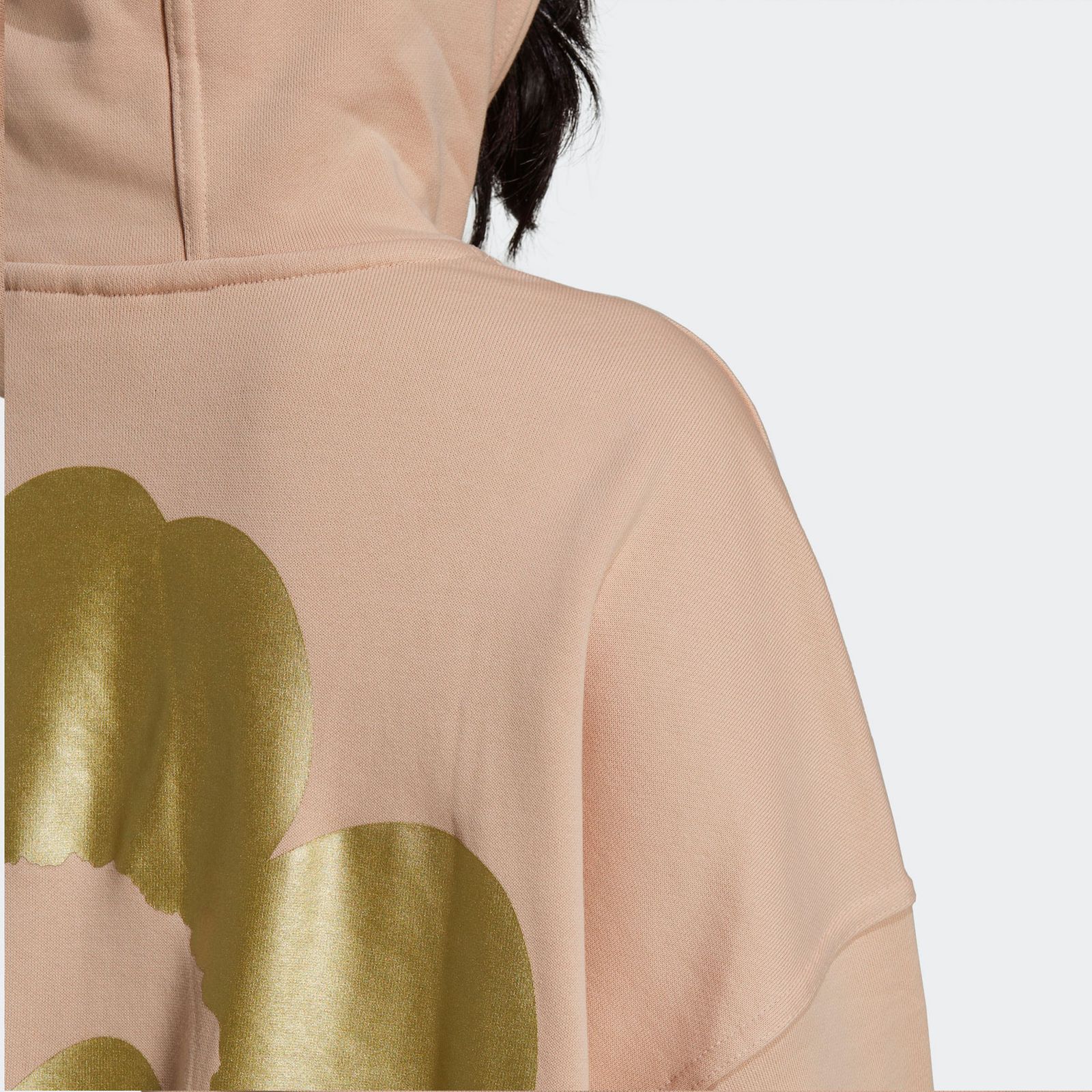Adidas X Marimekko Boyfriend Hoodie Oversize Hoodie Flower Beige
