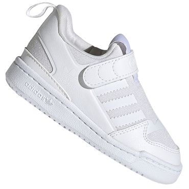 Adidas Forum 360 Children Trainers Shoes Touch Fastener White | eBay