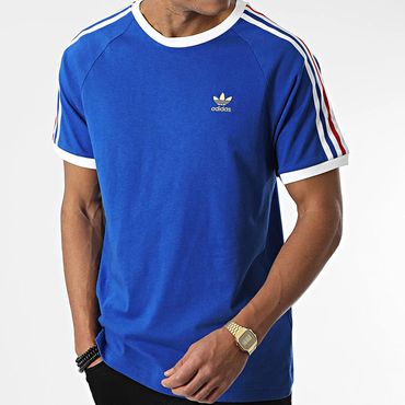 Adidas Originals 3 Stripes Logo tee Men's Trefoil Vintage