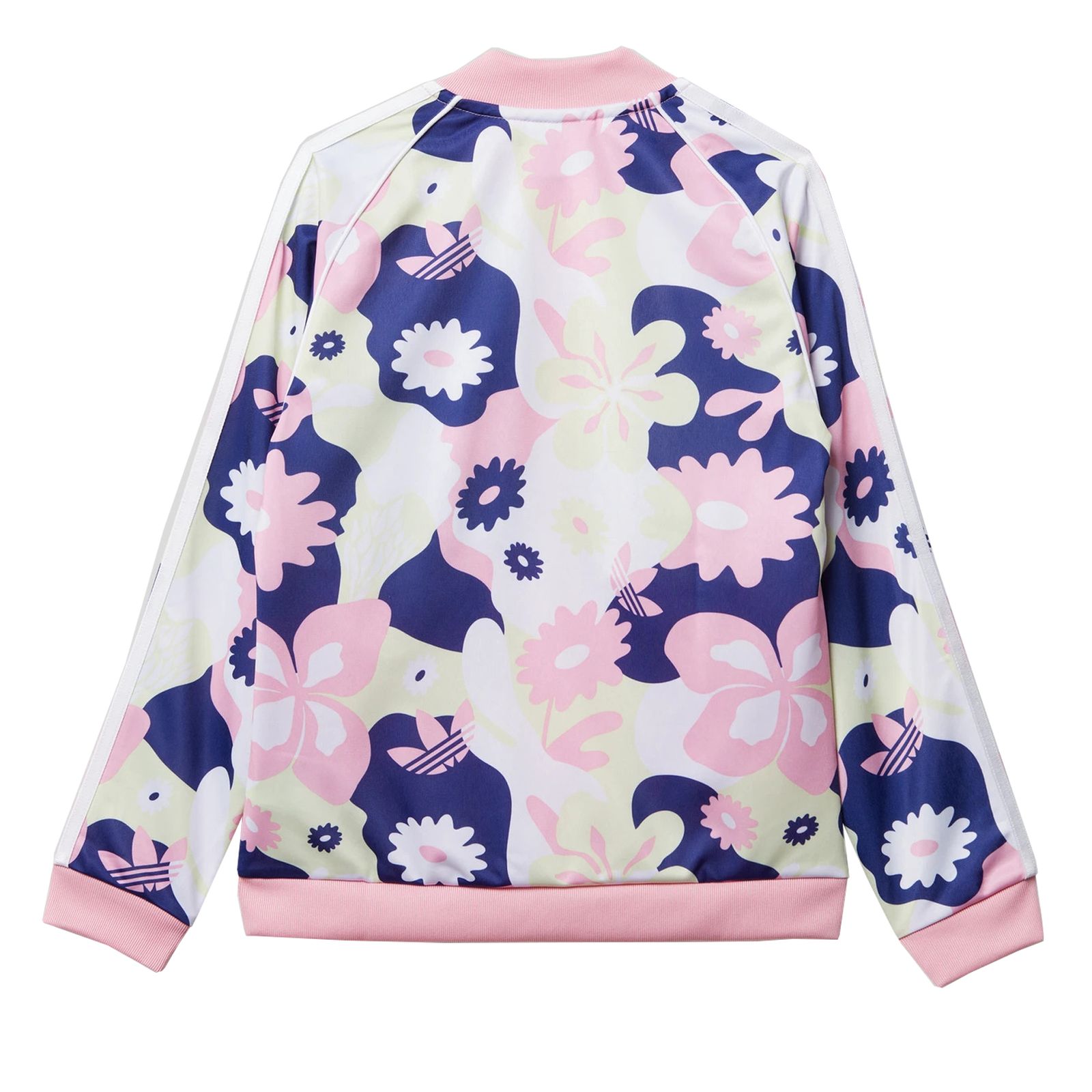 Adidas Originals Kids Flower Superstar TT Track Top Jacket Pink