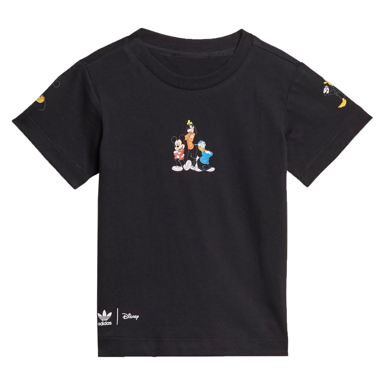 トップス HUMAN MADE Graphic T-Shirt \"Black\" Adidas Originals X Disney Kids Mickey Mouse Goofy Donald