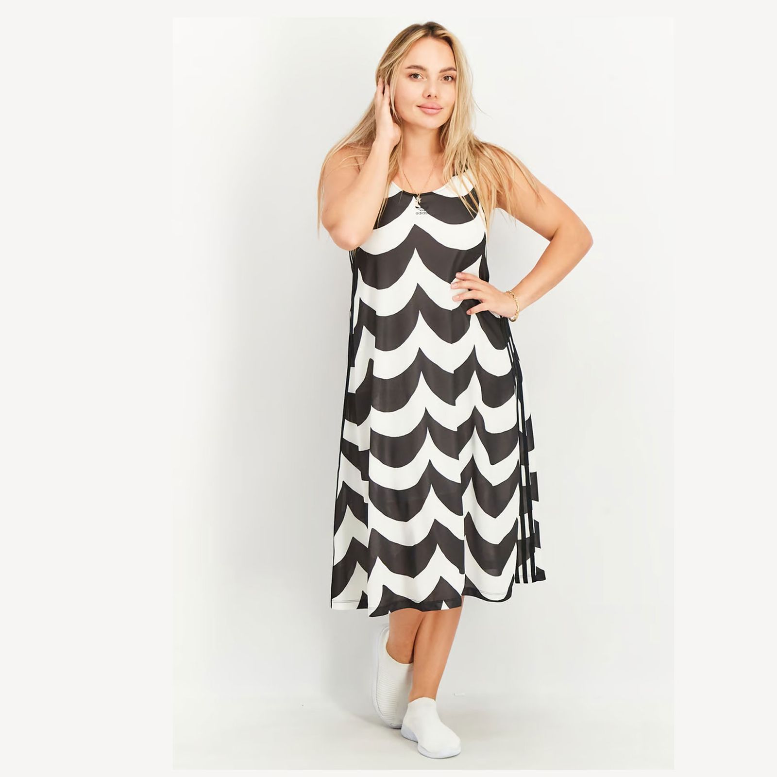 Adidas X Marimekko Tank Dress Fashion Midi Dress Summer