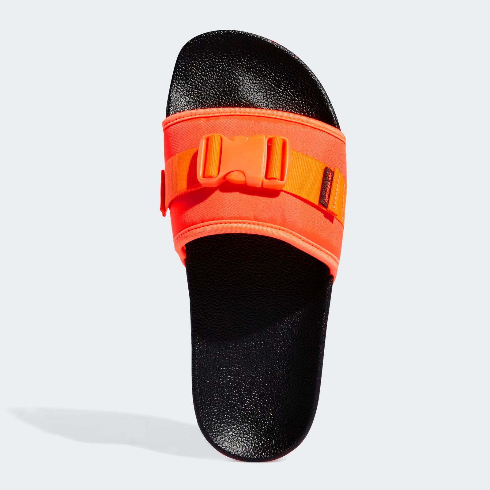 Adidas Pouchylette Adilette Bath Shoes Slippers Sandals with Bag Neon Red |  eBay UK