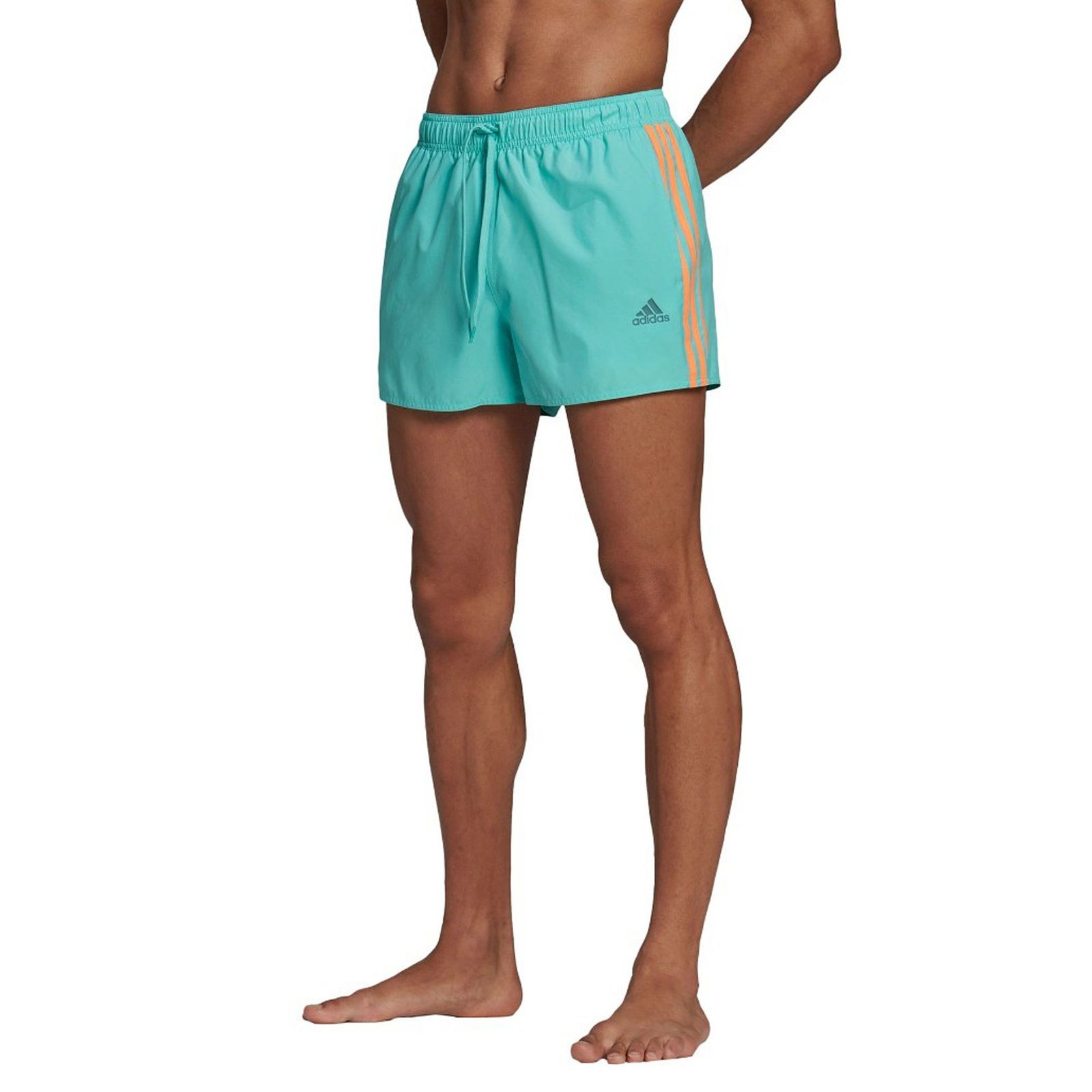 Adidas Ess Stripes Board Shorts Men Swim Shorts Bathing Suit