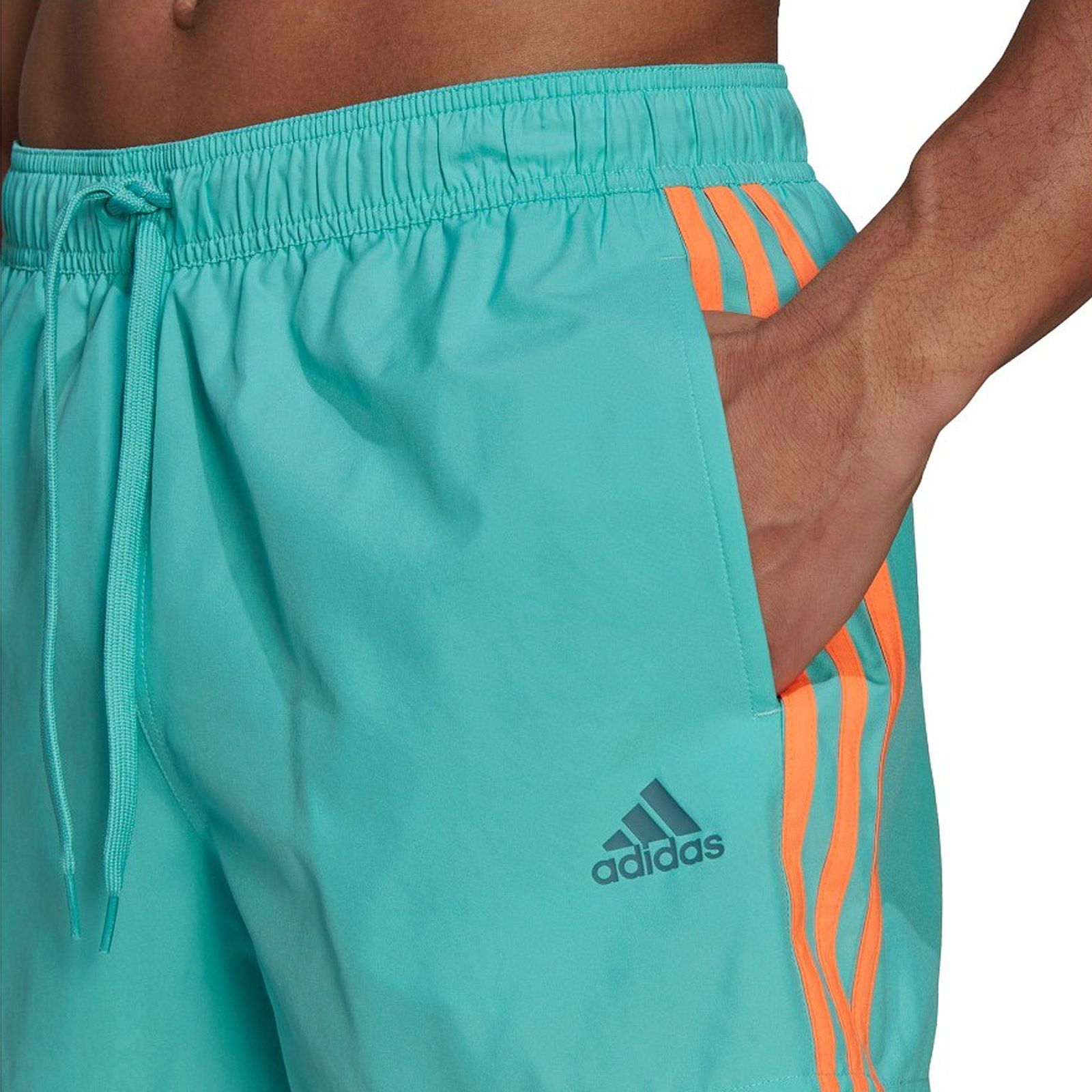 Adidas Ess 3 Stripes Board Shorts Men Swim Shorts Bathing Suit