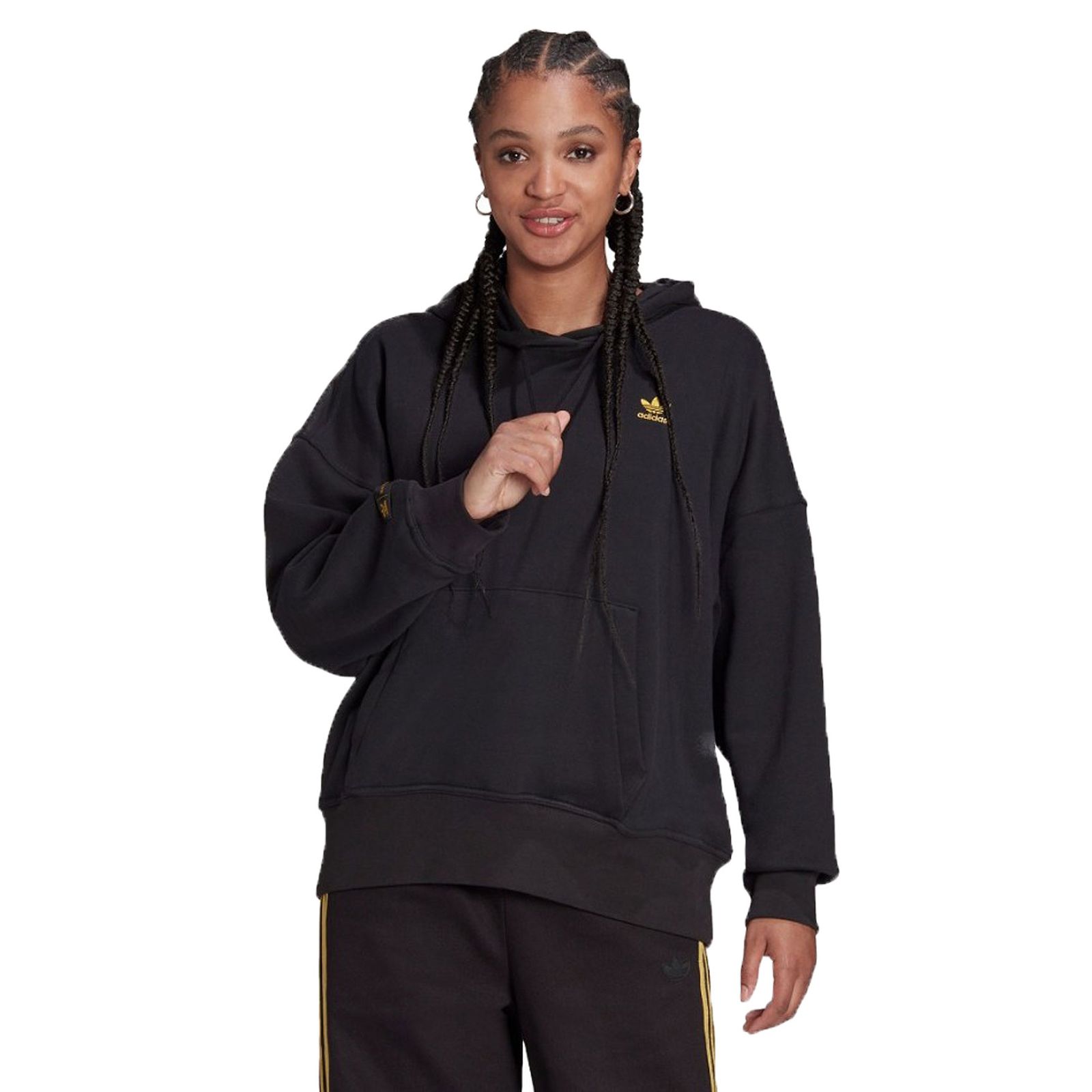 Adidas X Marimekko Boyfriend Hoodie Oversize Hooded