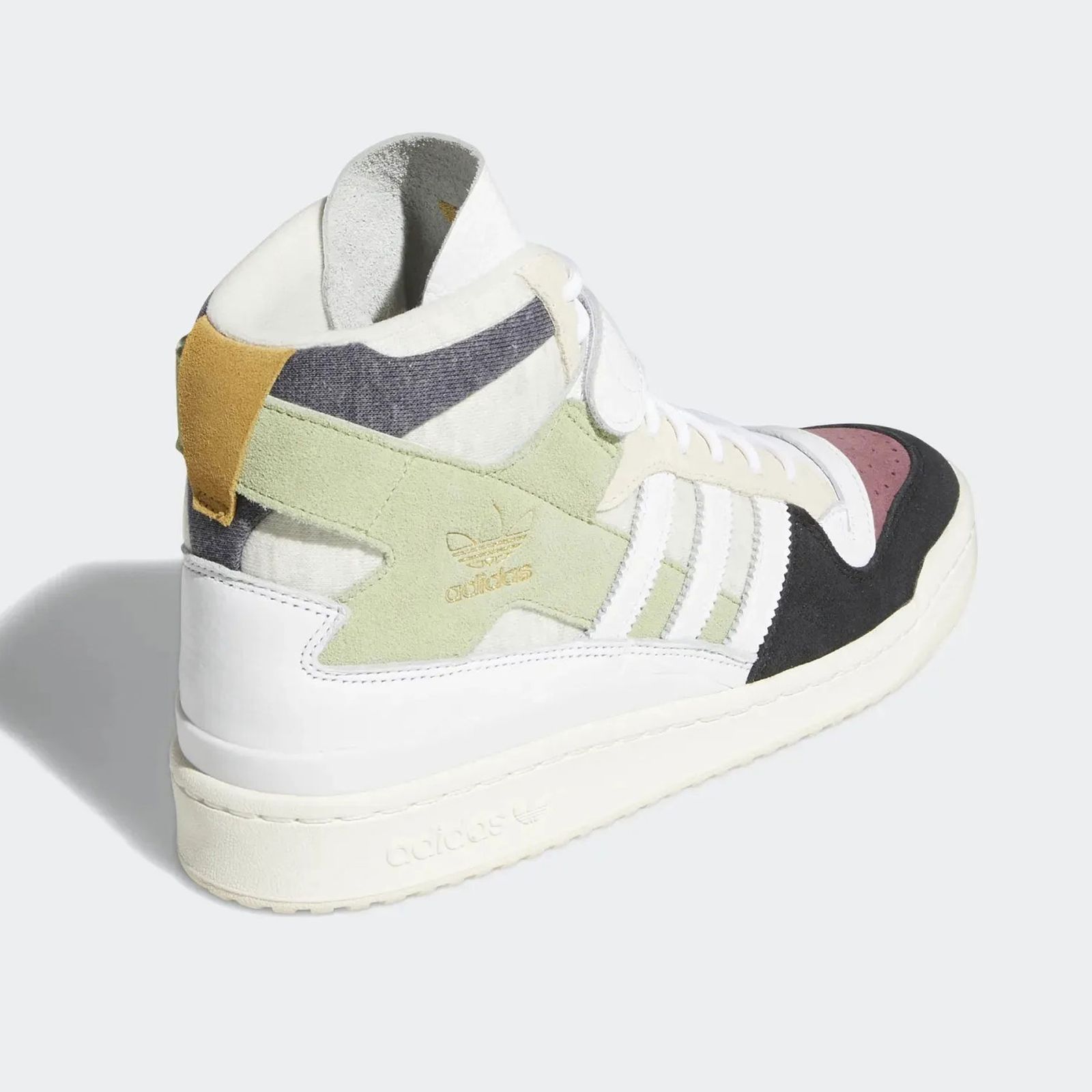 adidas originals forum 84 hi top trainers in neutral tones