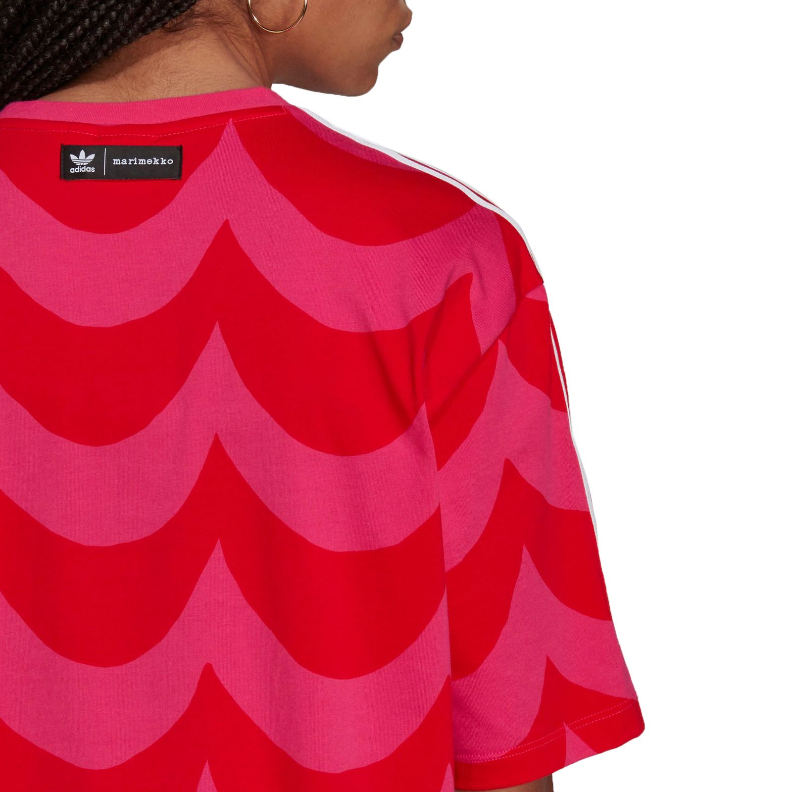 Adidas X Marimekko Shirt Wave Designer Oversize Tee Sport