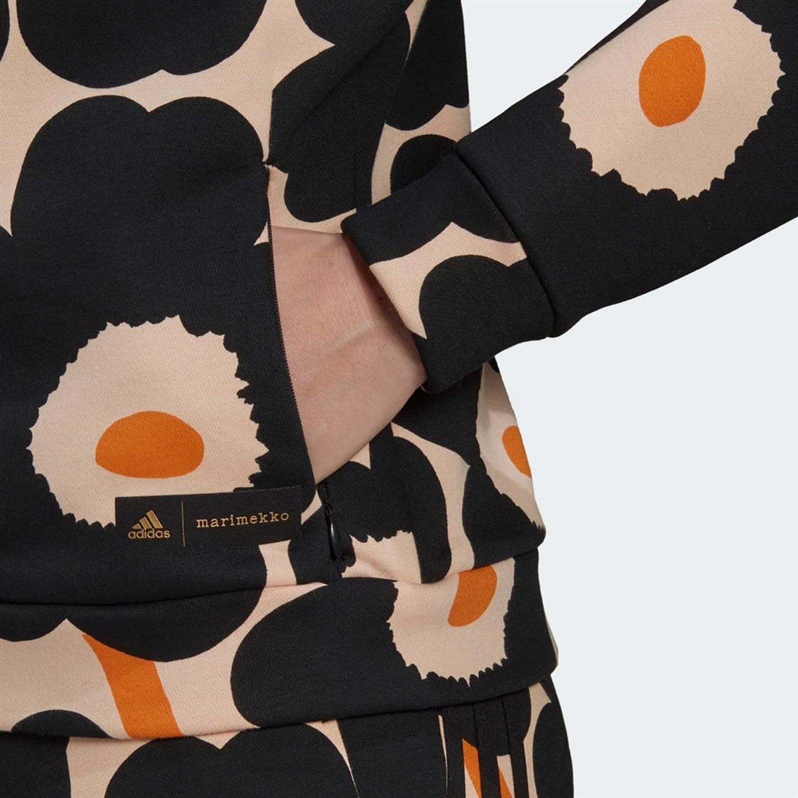 Adidas Marimekko Fleece Jacket Designer Sweater Track Top GT4594