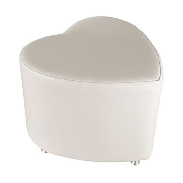 Sitzhocker Sitzwürfel Sitzmöbel Cubes Logodruck Individuell Sitzhocker Kaikoon - Sitzwürfel Herzform Dunkelgrün mit Aluminium Gleiter