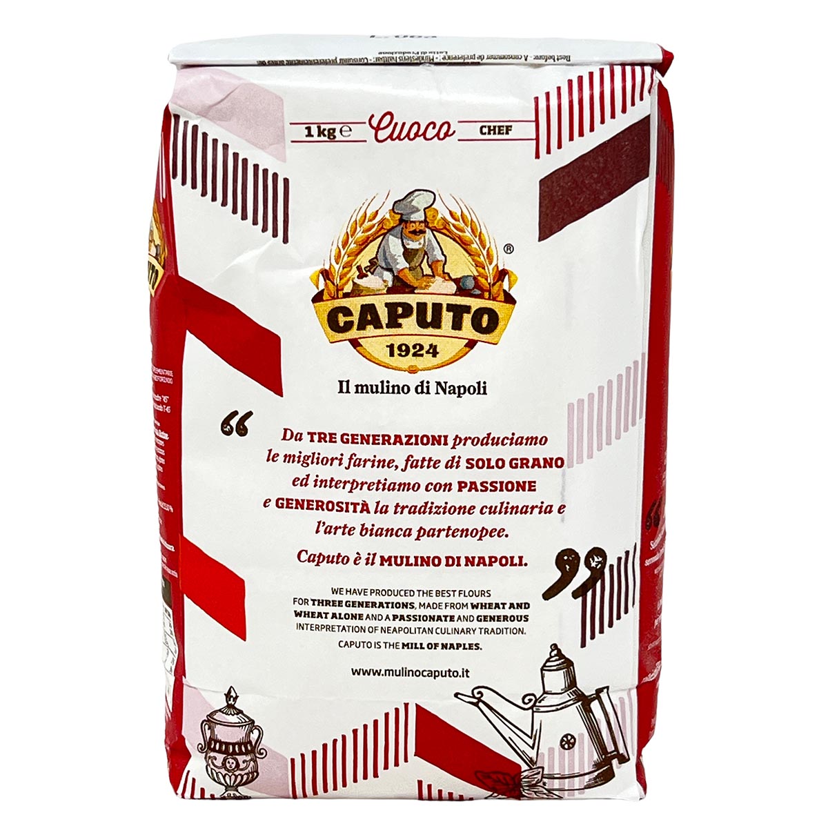 MULINO CAPUTO, 10x 1Kg de farine à pizza type 00 'CUOCO